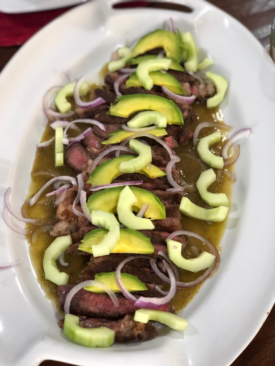 Aguachile de rib eye